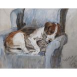 •`SNAFFLES` (CHARLIE JOHNSON PAYNE) (1884-1967) WILLIE, A FOXHOUND OF THE PESHAWAR VALE HUNT (