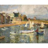 •JOHN ANTHONY PARK (1880-1962) ST IVES Signed, oil on board 32 x 39.5cm. Provenance: Mossley,