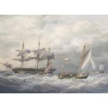 WILLIAM JOY (1803-1867) & JOHN CANTILOE JOY (1806-1866) A FRIGATE, A FISHING BOAT AND OTHER