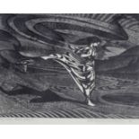 •JOHN BUCKLAND WRIGHT (1897-1954) WINDY SHORE Wood engraving, 1946, signed, dated 46, titled, and