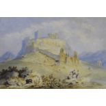 WILLIAM PAGE (1794-1872) THE ACROPOLIS, ATHENS, FROM THE PNYX; CORINTH Two, the former signed,