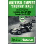 Aintree, Crystal Palace & Oulton Park Race Programmes. Comprising Aintree Grand Prix Programmes
