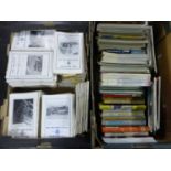 The V.S.C.C. Bulletin. A box full of issues, possibly a run of loose issues from 1937 to the