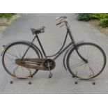 Swift of Coventry Ltd., a Lady's Loop Frame bicycle, probably dating from the 1920s, It has a 22-