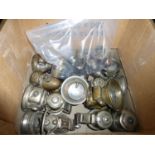 Bicycle Lamps. Nine assorted acetylene gas-powered lamps, to include a rare P&H 'Vulture' lamp,