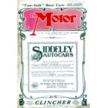The Motor: 1908 to 1914 - 22 issues. All rather soiled, but nearly all with their covers, comprising