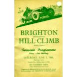 Brighton Speed Trials & T. T. Programmes. A collection of about 28 programmes, including those for