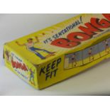 Bonga. A keep-fit rocking board game, 'suitable for parties', retaining instructions and its