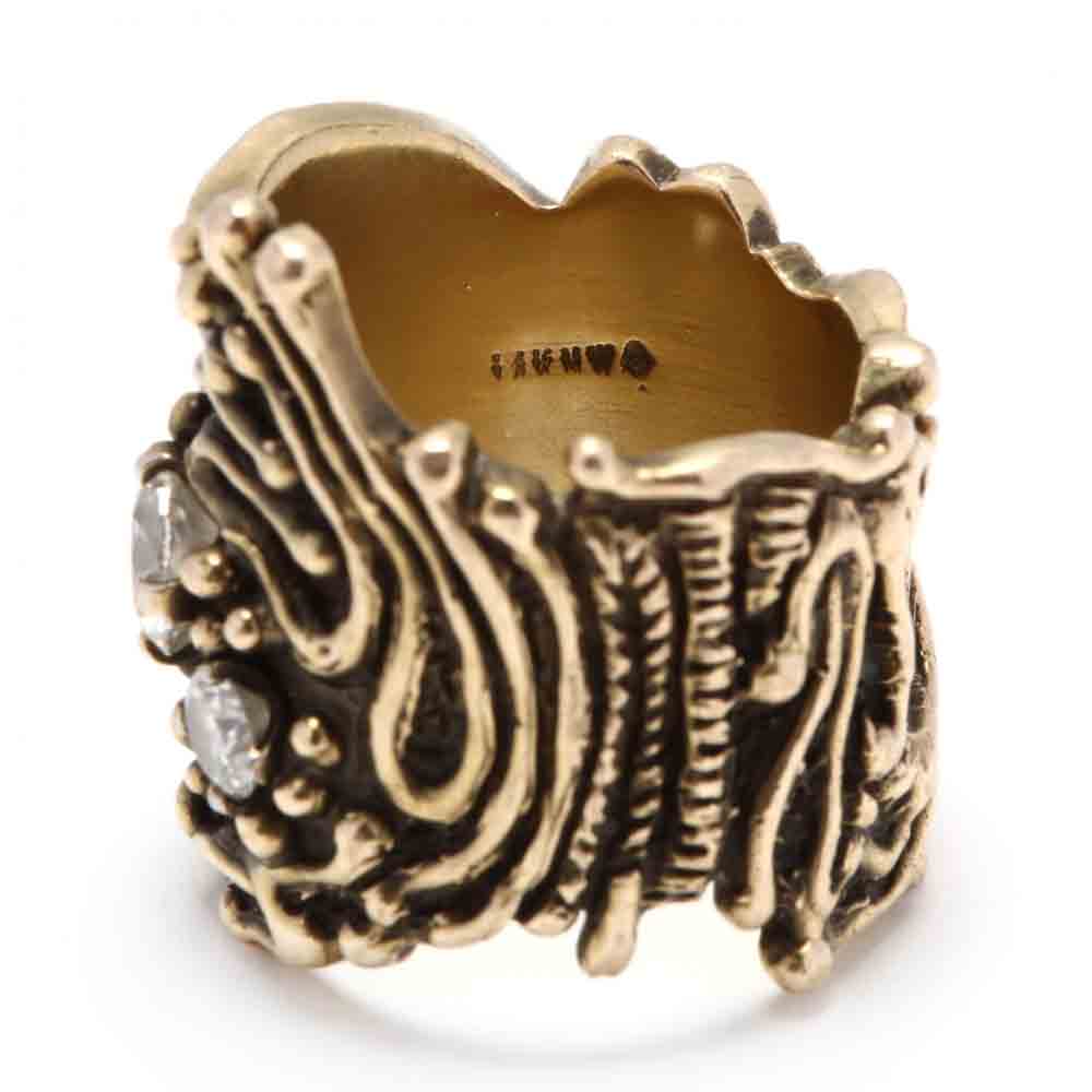 14KT Gold and Diamond Ring - Image 5 of 5