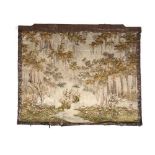 A Japanese Meiji Period Silk Embroidered Wall Hanging