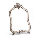 A Large Austrian Silver Dressing Table Mirror, Mark of J. C. Klinkosch