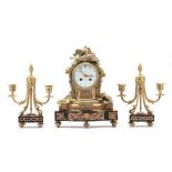 Tiffany & Co. Louis XVI Style Clock Garniture