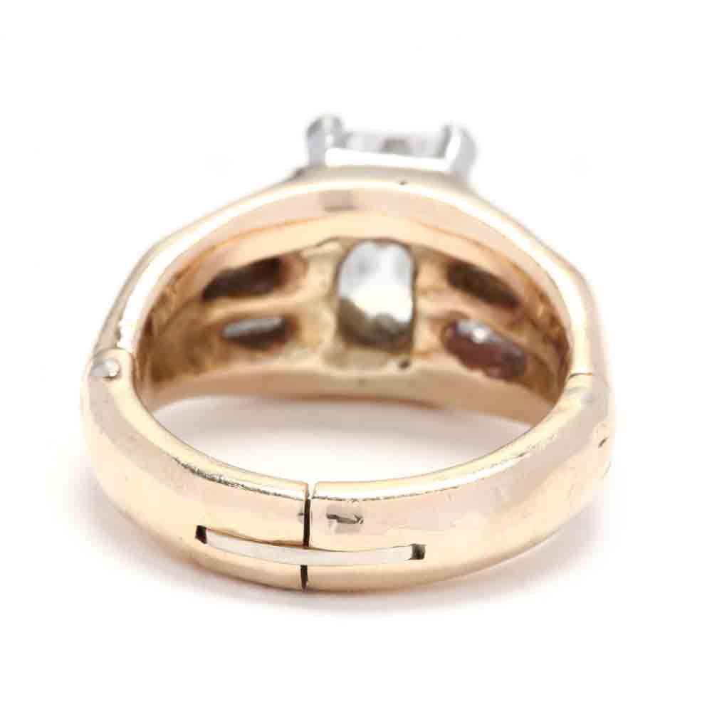 Emerald Cut Diamond Ring - Image 3 of 5