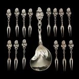 Tiffany & Co. "Strawberry" Sterling Silver Flatware