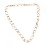 18KT Artist Designed Gold Link Chain Necklace