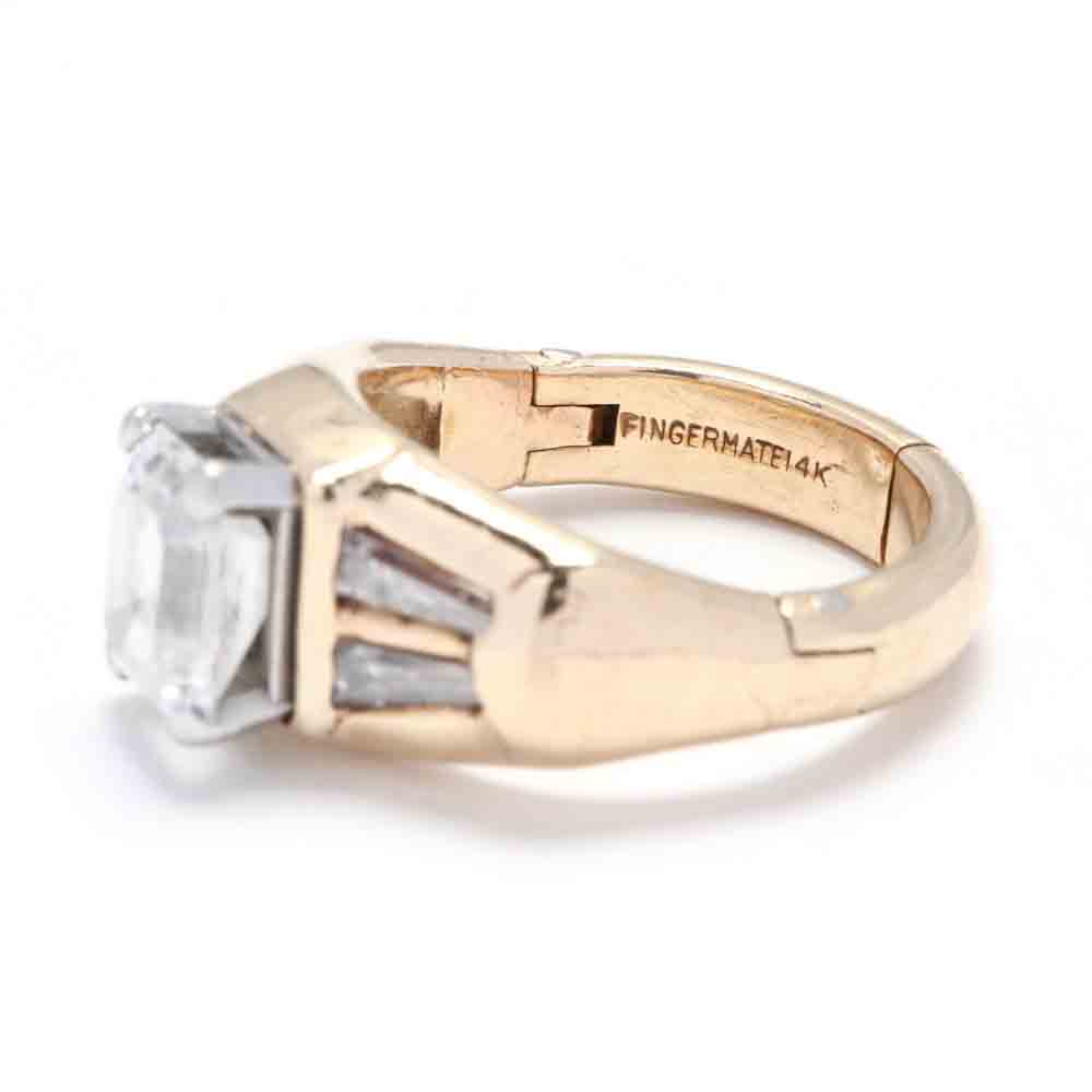 Emerald Cut Diamond Ring - Image 5 of 5