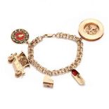 Vintage 14KT Gold Charm Bracelet