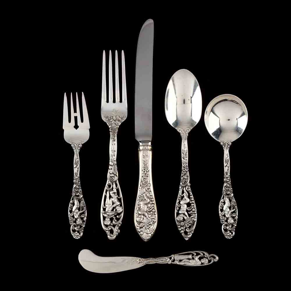 Dominick & Haff "Labors of Cupid" Sterling Silver Flatware