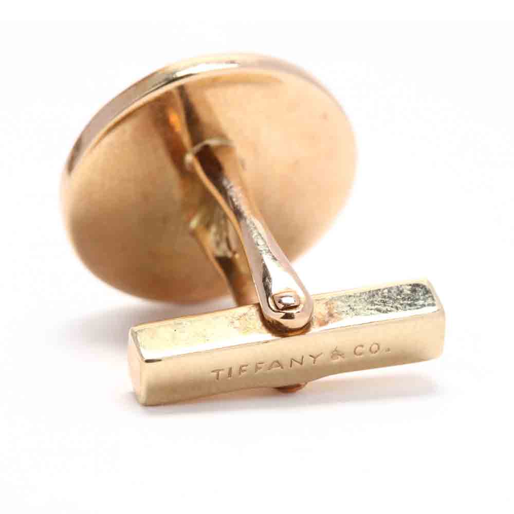 Two Pairs of 14KT Gold Cufflinks, Tiffany & Co. - Image 3 of 6