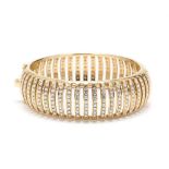 18KT Gold and Diamond Bracelet, Italy