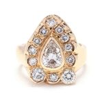 Gold and Diamond Ring