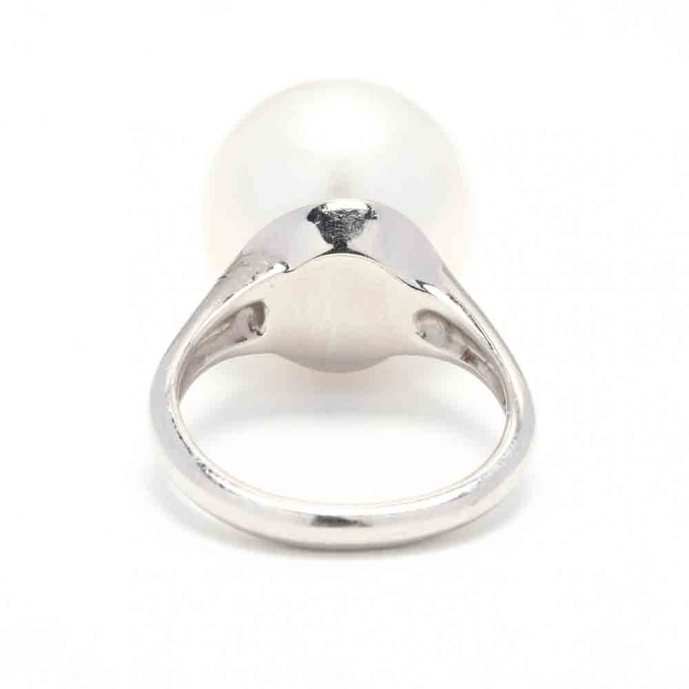 Platinum and South Sea Pearl Ring, Suna Brothers - Image 4 of 6