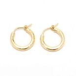 19KT "Baby Hoops" Earrings, Elizabeth Locke