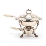 An American Sterling Silver Chafing Dish