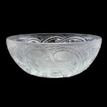 Lalique, Pinsons Crystal Center Bowl
