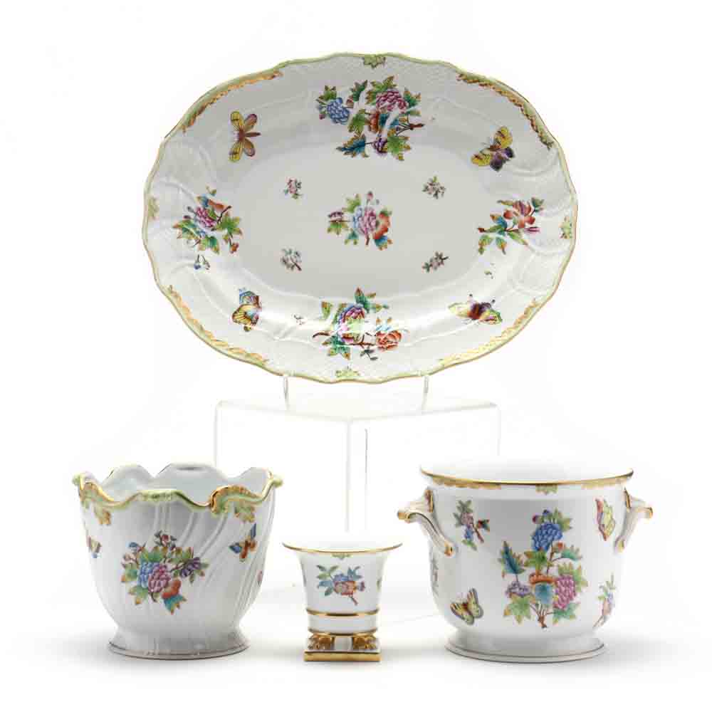 Herend "Queen Victoria" Porcelain Group