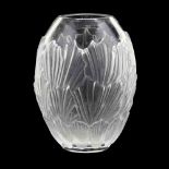 Lalique Sandrift Crystal Vase