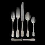 Christofle "Cluny" Silverplate Partial Flatware Service