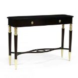 Theodore Alexander, Contemporary Neoclassical Style Two Drawer Console Table