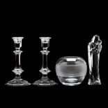 Four Pieces of Baccarat Crystal