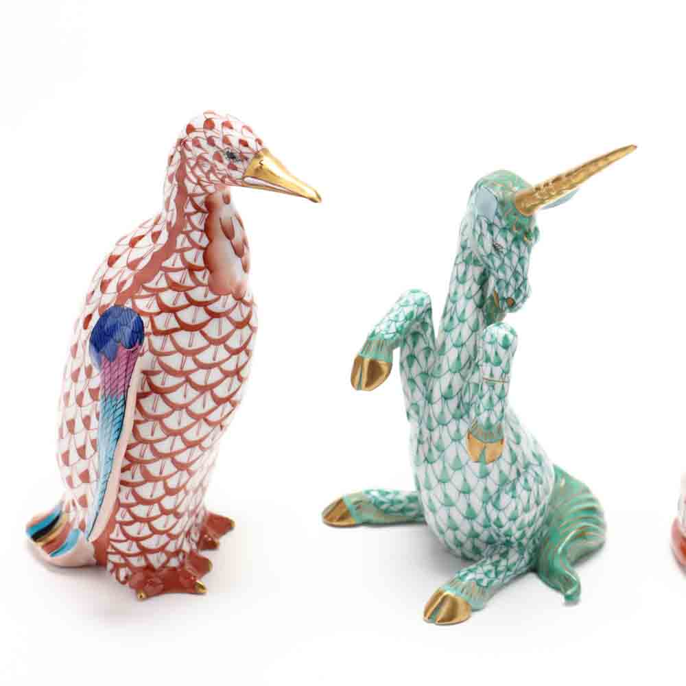 Three Herend Porcelain Animals - Image 3 of 6