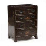 Theodore Alexander, Diminutive Chinoiserie Decorated Bachelor's Chest