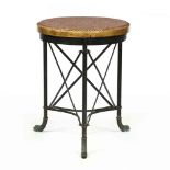 att. Theodore Alexander, Regency Style Granite Top Center Table