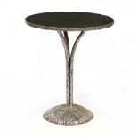 att. Theodore Alexander, Modern Steel and Lacquer Center Table