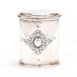 Vintage .800 Silver Tea Caddy