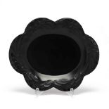 Lalique, Laure Noire Crystal Tray