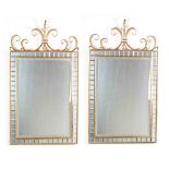 Pair of Contemporary Adam Style Mirrors