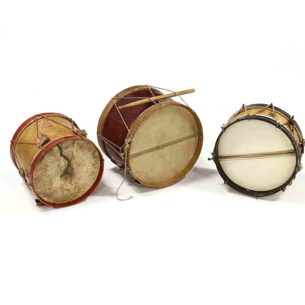 Grouping of Seven Small Drums - Image 5 of 7