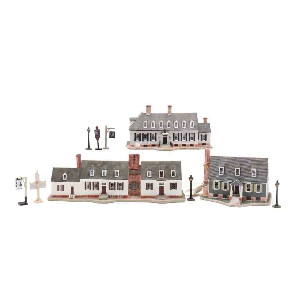 Lang & Wise Ceramic Historic Home Collection Ten Pieces