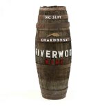 Advertising Wine Barrel