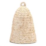 A Vintage Hand-Woven Bee Skep