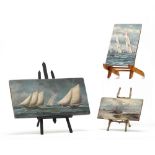 Three Miniature Nautical Paintings
