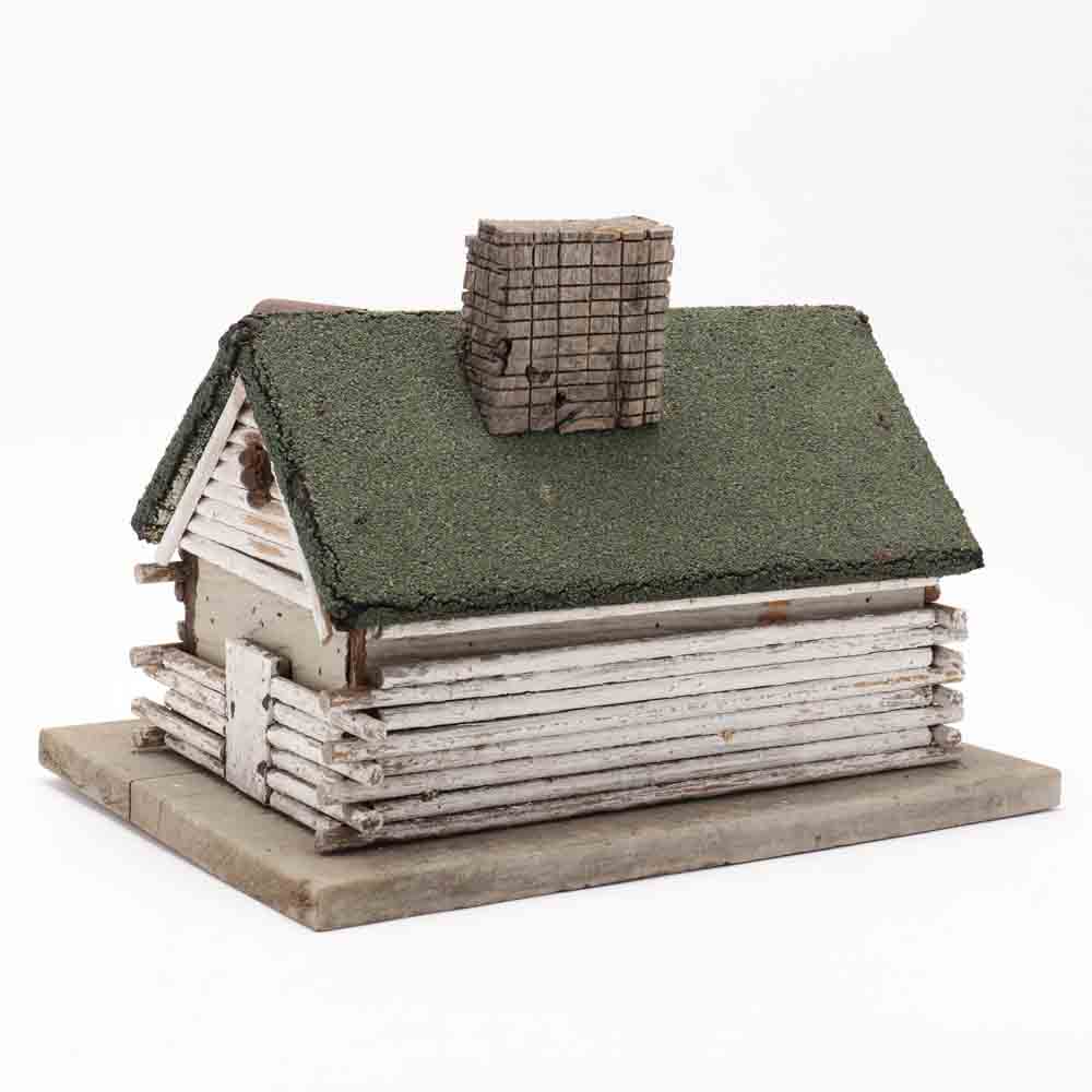 Folk Art Cabin Bird House Famous "Lexington Style Bar B Que" - Image 2 of 3