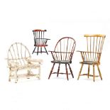 Four Contemporary Miniature Chairs