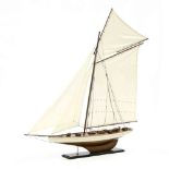 Large Contemporary Model of a Schooner