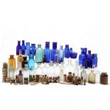 Collection of Vintage Pharmaceutical Bottles and Containers